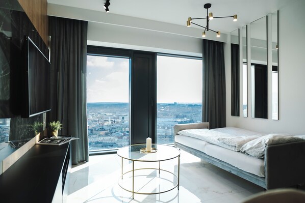 Luxury Studio, City View, 25th floor | Lits supplémentaires