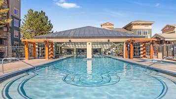 Indoor pool, outdoor pool