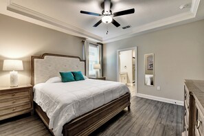 5 bedrooms, iron/ironing board, travel crib, WiFi