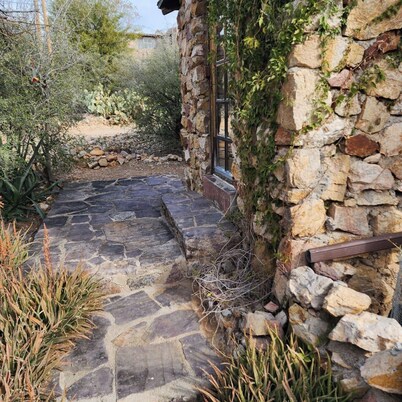 Desert Experience Historic Orchid Stone Cabin Small 2 Bedroom 1 Bath