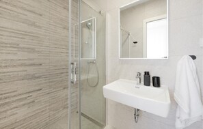 Shower, hair dryer