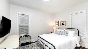 5 bedrooms, iron/ironing board, travel cot, WiFi
