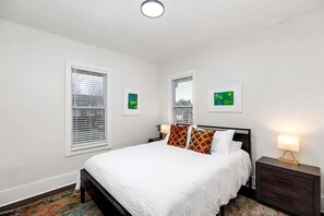 5 bedrooms, iron/ironing board, travel cot, WiFi