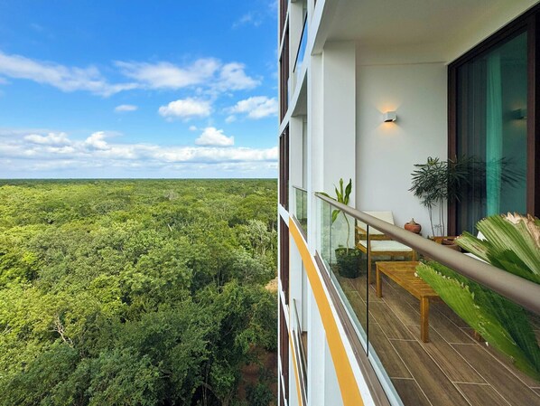 Luxury Condo, Valley View | Terrace/patio - Bosques de Ciudad Mayakoba (Playa del Carmen)
