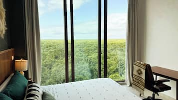 Luxe appartement, uitzicht op vallei | 2 slaapkamers, luxe beddengoed, een bureau, een laptopwerkplek