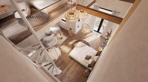 1 slaapkamer, een strijkplank/strijkijzer, wifi, beddengoed