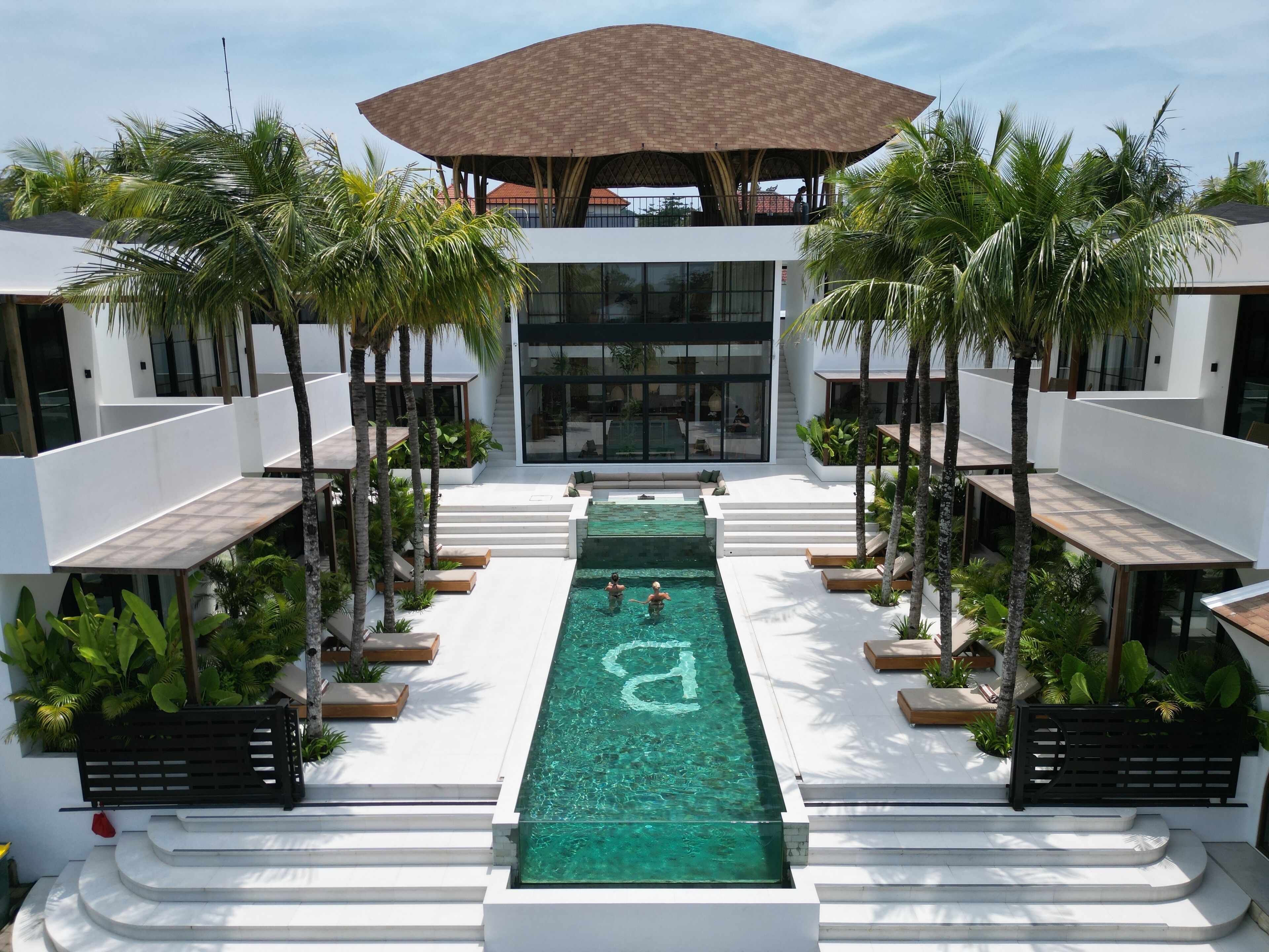 Façade de l’hébergement