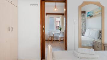 2 多间卧室、熨斗/熨衣板、免费 WiFi、床单