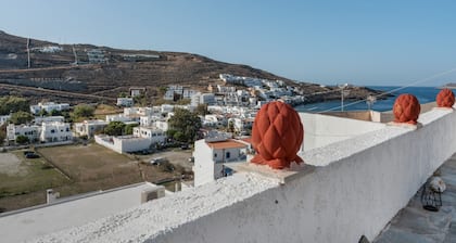 Appartement "Villa Christina Kythnos" avec vue sur la mer, Wi-Fi et climatisation