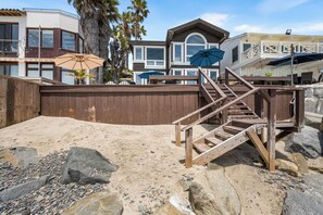 Exterior - Oceanfront Family Home with Firepit on the Sand (Capistrano Beach)