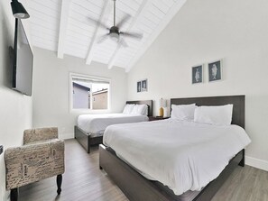 5 chambres, lit de bébé portatif, accès au Wi-Fi (inclus)