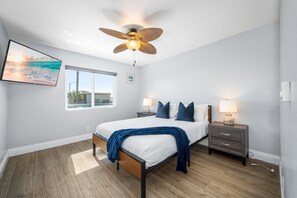 2 bedrooms, iron/ironing board, travel cot, free WiFi