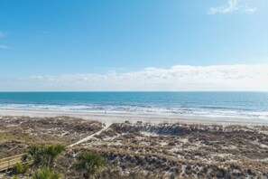 On the beach - Luxury, Ocean View Family Villa | Views, Bikes, Newly Remodeled (Hilton Head Island)