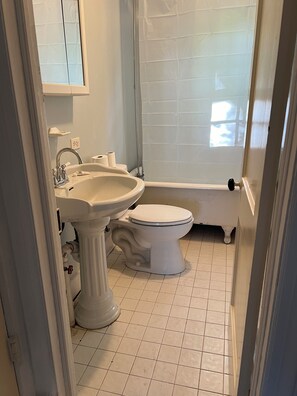 Hair dryer, towels, soap, toilet paper - Walnut2 Cozy Retreat (Owings Mills)