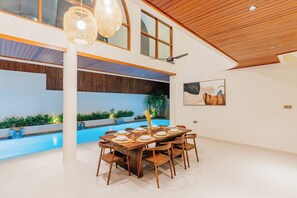 Luxury Villa, Pool View | In-room dining - Luxury Noah Villa (Kuta)