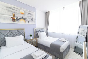 1 chambre, fer et planche à repasser, Wi-Fi, draps fournis