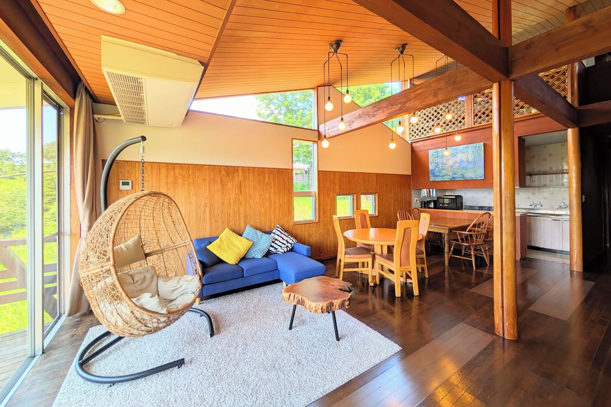 Villa Luxury, 3 camere da letto, fumatori, vista montagna (with Panromantic View Bath) | Area soggiorno
