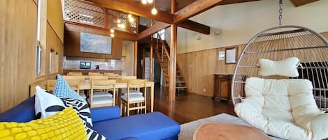 Villa Luxe, 4 chambres, vue montagne | Coin séjour