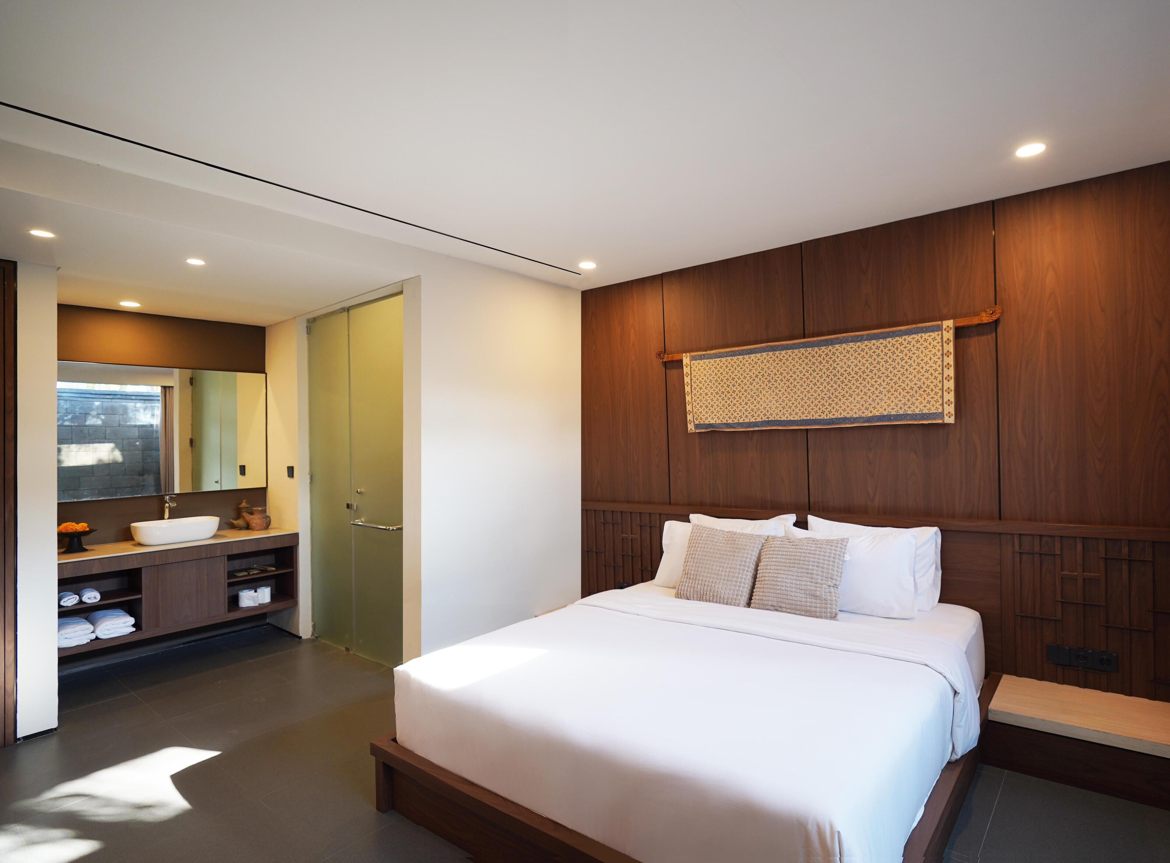 Villa, 2 Bedrooms, Private Pool, Garden View | Minibar, in-room safe, desk, laptop workspace