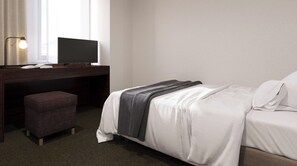 1 slaapkamer, een bureau, gratis wifi, beddengoed