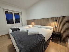 3 habitaciones, tabla de planchar con plancha y wifi gratis 