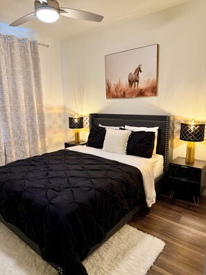 1 bedroom, iron/ironing board, free WiFi, wheelchair access - Cozy 1-bedroom in peaceful area close to downtown and airports.  (Addison)