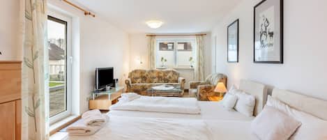 2 Schlafzimmer, Bügeleisen/Bügelbrett, kostenloses WLAN, Bettwäsche