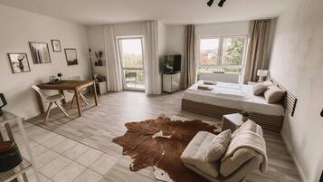 1 Schlafzimmer, Bügeleisen/Bügelbrett, kostenloses WLAN, Bettwäsche