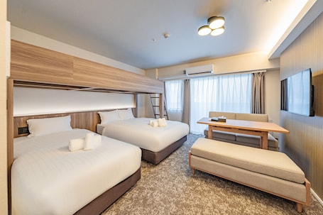 Quadruple Room, Multiple Beds, Non Smoking | Blackout drapes, free WiFi