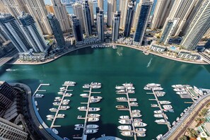 Luxury Apartment, 3 Bedrooms, Non Smoking, Marina View | Balcony view - EDEN’S Homes & Villas - VIDA Dubai Marina Residences (Dubai)