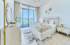 2 bedrooms, iron/ironing board, free WiFi, bed sheets - 2BR Apartment in Palace Residences Creek harbour (Dubai)