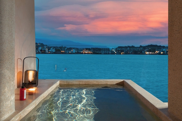 Romantic Double Room, 1 Queen Bed, Terrace, Sea View