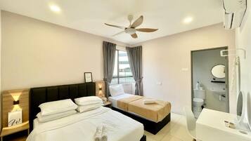 3 bedrooms, free WiFi, bed sheets