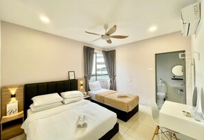 Wifi gratis y ropa de cama