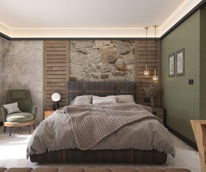 Habitación Confort doble | Ropa de cama de alta calidad, minibar, caja fuerte y escritorio