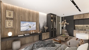 Junior Suite, Mountain View | Premium bedding, minibar, in-room safe, desk - Wulfenia Hotel & Spa (Kolašin)