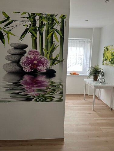 Modern und gemütlich eingerichtete neue Ferienwohnung für 2 Personen + Kleinkind