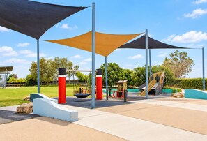 Local park at the beach 