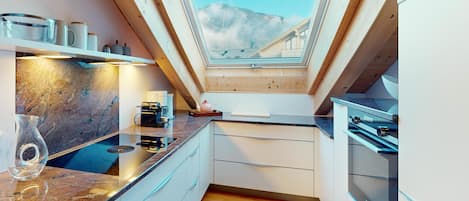 Kühlschrank, Ofen, Herdplatte, Geschirrspüler