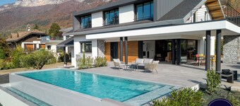 Villa Luminosa – Piscine et Vue sur le Lac