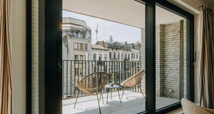 Apt. 2 chambres + garage en plein centre de Liege