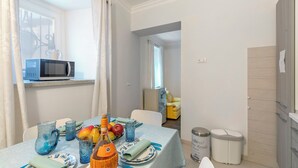 Family Apartment, 1 Bedroom, Microwave, Mountainside (Little Mermaid of Stresa) | Dining - Little Mermaid of Stresa (Stresa)