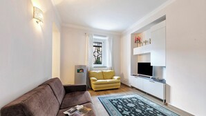 Family Apartment, 1 Bedroom, Microwave, Mountainside (Little Mermaid of Stresa) | Living area - Little Mermaid of Stresa (Stresa)
