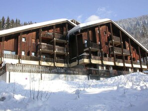 Exterior - Studio 4 pers, ski-in/ski-out, dishwasher, washer, balcony (Les Carroz d'Arâches)