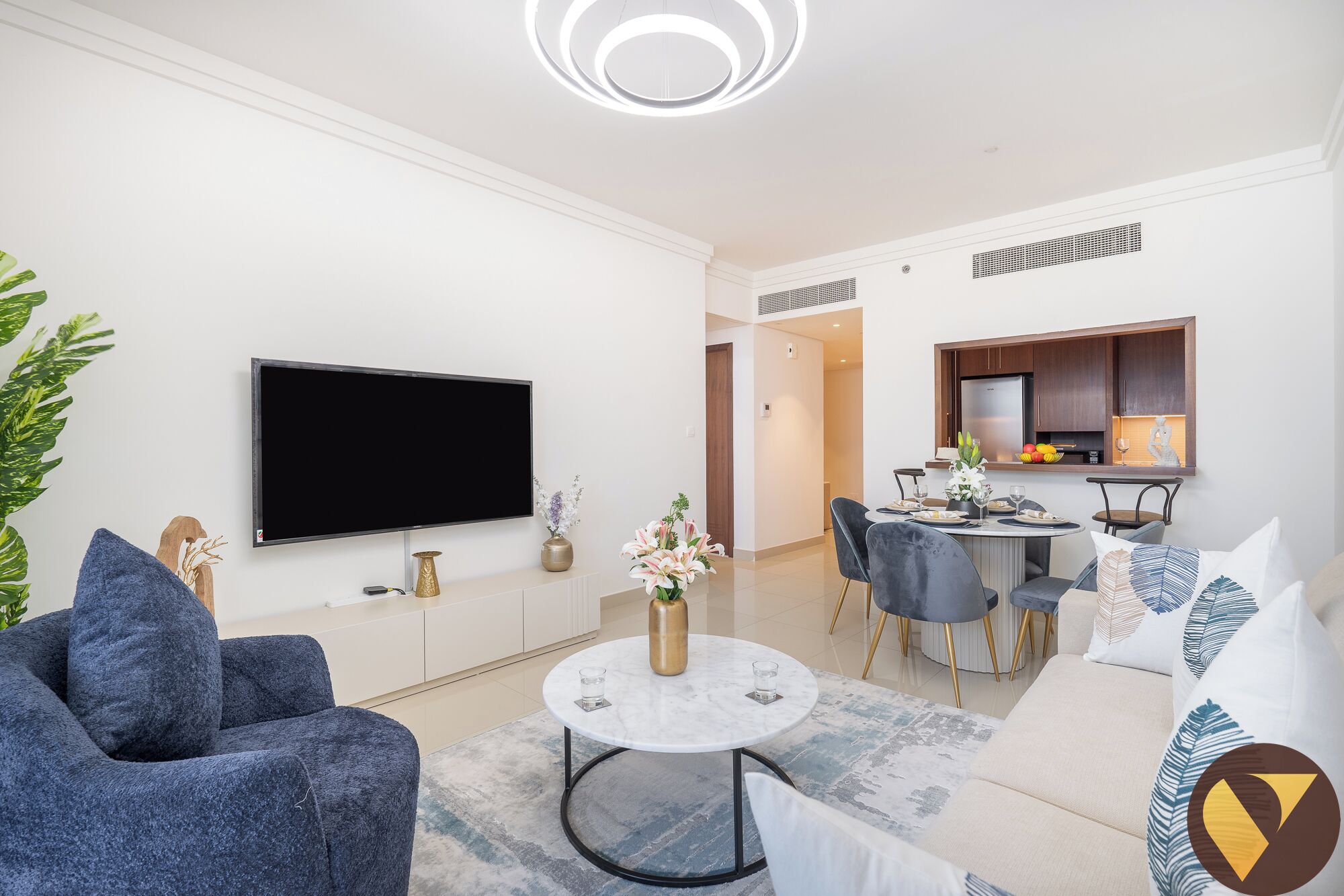 奢华公寓 | 起居区