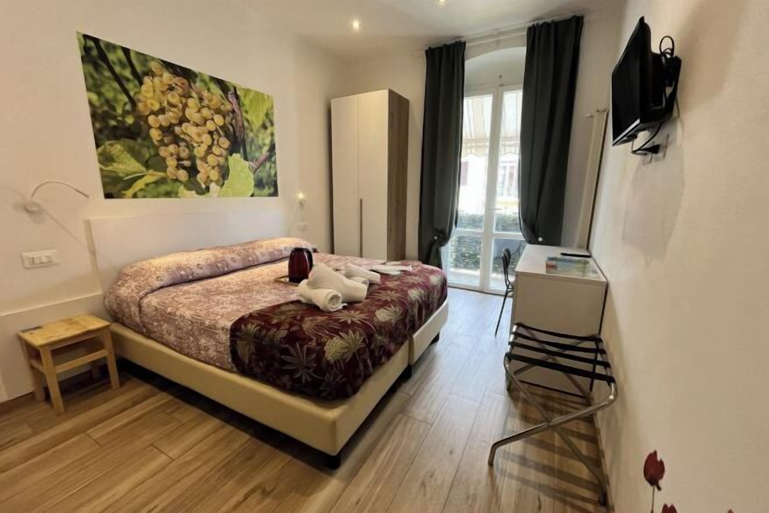 Down duvets, in-room safe, individually decorated