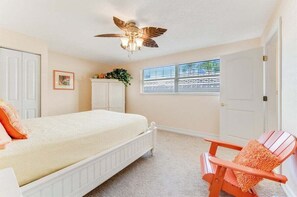 5 habitaciones, tabla de planchar con plancha, internet y ropa de cama