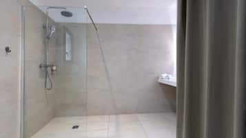 Hair dryer, towels