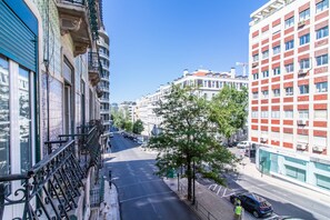 Blick von der Unterkunft