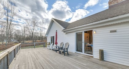 Mtn-view Home w/ Deck on 4 Acres in Windham